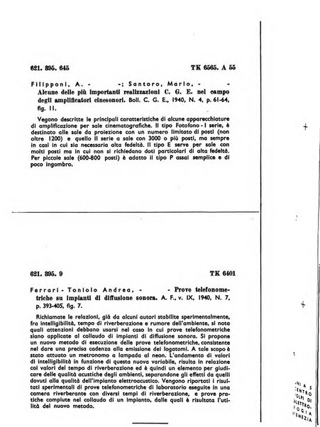 Bollettino del Centro Volpi di elettrologia