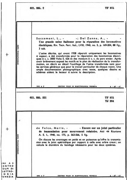 Bollettino del Centro Volpi di elettrologia