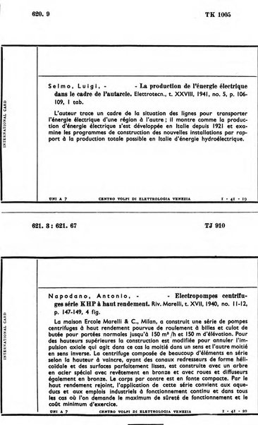 Bollettino del Centro Volpi di elettrologia