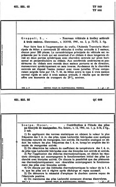 Bollettino del Centro Volpi di elettrologia