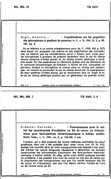 Bollettino del Centro Volpi di elettrologia