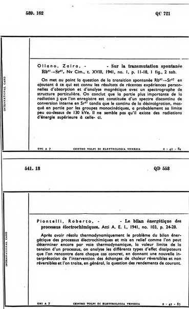 Bollettino del Centro Volpi di elettrologia