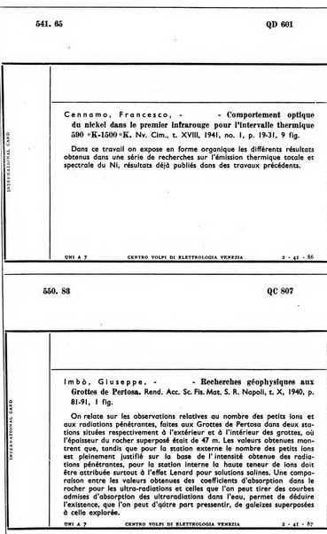 Bollettino del Centro Volpi di elettrologia