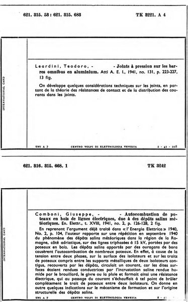 Bollettino del Centro Volpi di elettrologia