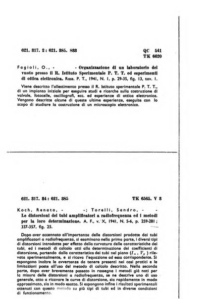 Bollettino del Centro Volpi di elettrologia