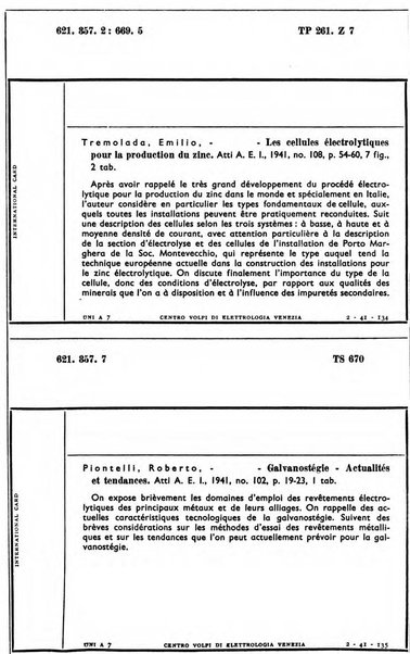 Bollettino del Centro Volpi di elettrologia