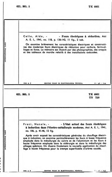 Bollettino del Centro Volpi di elettrologia