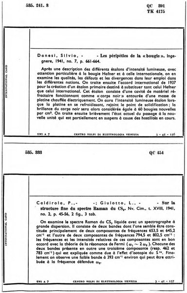 Bollettino del Centro Volpi di elettrologia