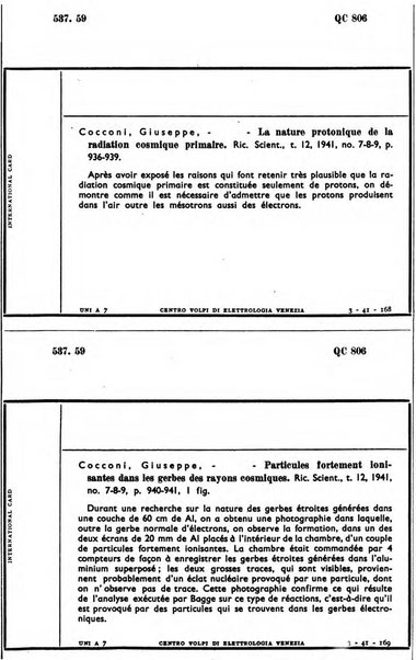 Bollettino del Centro Volpi di elettrologia