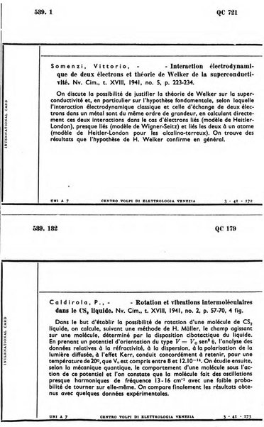 Bollettino del Centro Volpi di elettrologia