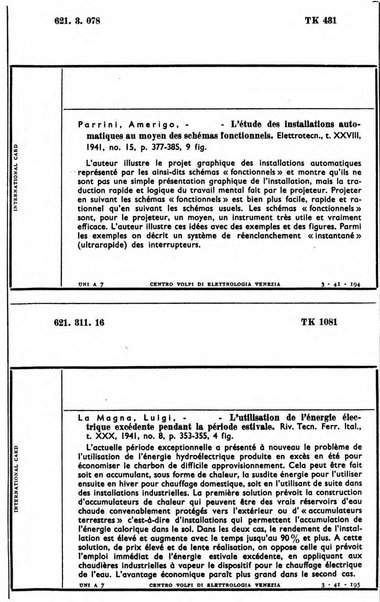 Bollettino del Centro Volpi di elettrologia