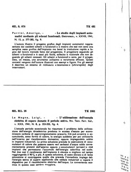 Bollettino del Centro Volpi di elettrologia