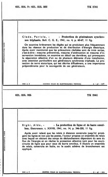 Bollettino del Centro Volpi di elettrologia