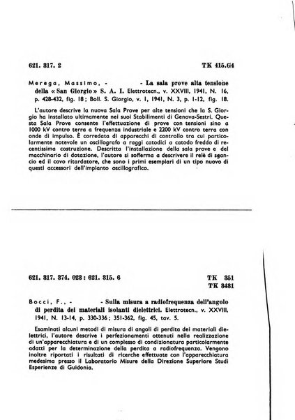 Bollettino del Centro Volpi di elettrologia