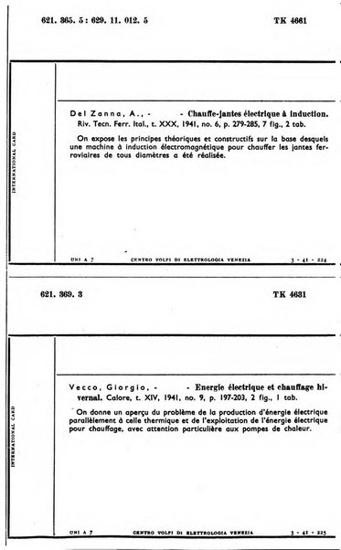 Bollettino del Centro Volpi di elettrologia