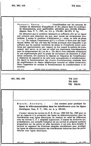 Bollettino del Centro Volpi di elettrologia