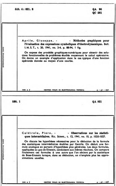 Bollettino del Centro Volpi di elettrologia