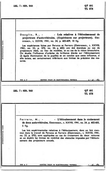 Bollettino del Centro Volpi di elettrologia