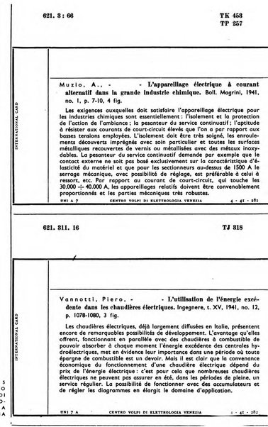 Bollettino del Centro Volpi di elettrologia