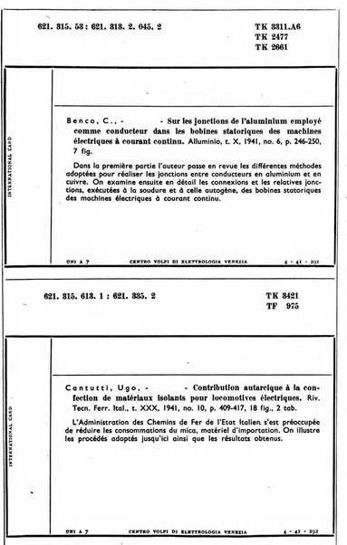 Bollettino del Centro Volpi di elettrologia