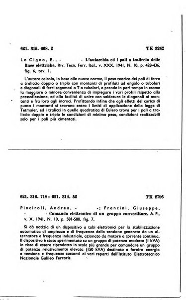 Bollettino del Centro Volpi di elettrologia