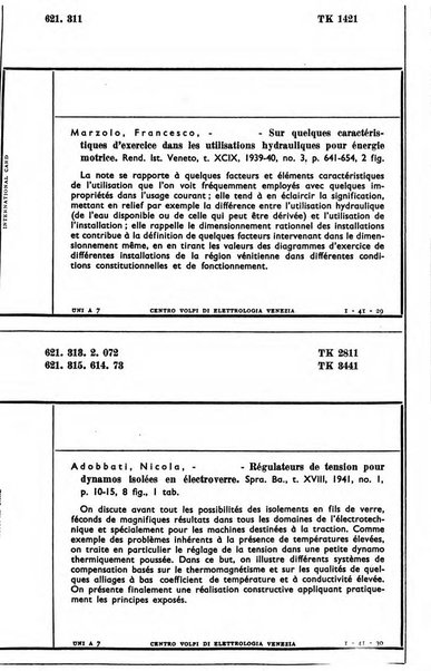 Bollettino del Centro Volpi di elettrologia