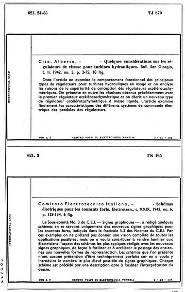 Bollettino del Centro Volpi di elettrologia