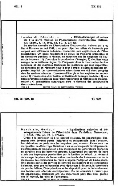 Bollettino del Centro Volpi di elettrologia