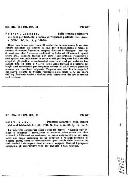 Bollettino del Centro Volpi di elettrologia