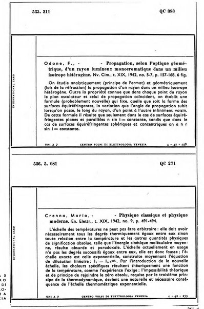 Bollettino del Centro Volpi di elettrologia