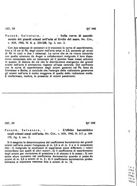 Bollettino del Centro Volpi di elettrologia