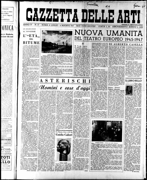 Gazzetta delle arti