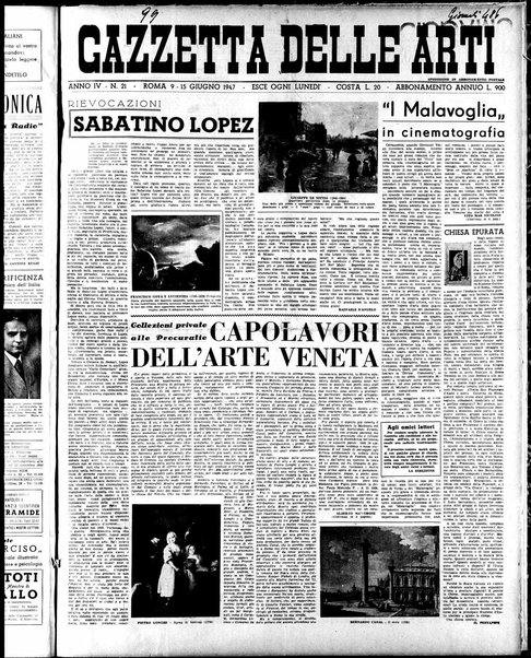 Gazzetta delle arti