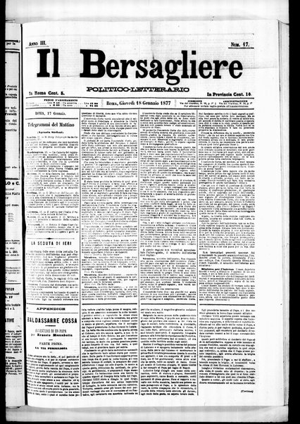 Il bersagliere