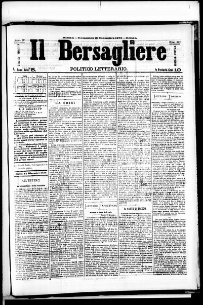 Il bersagliere
