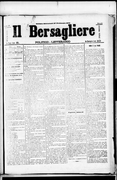 Il bersagliere