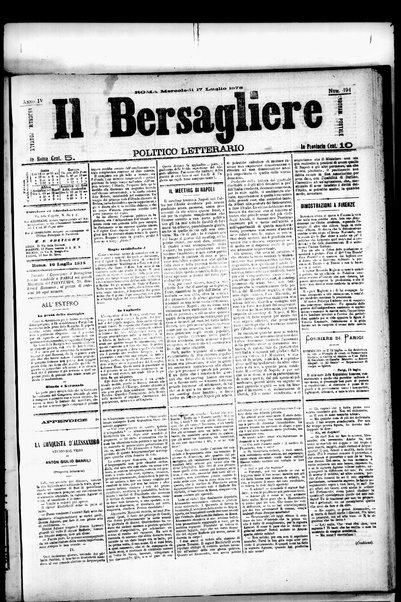 Il bersagliere