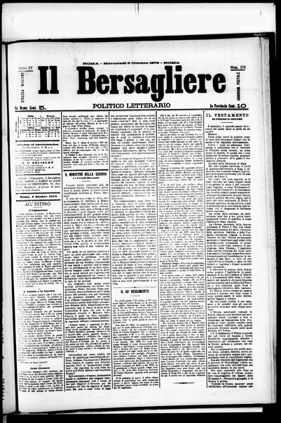 Il bersagliere