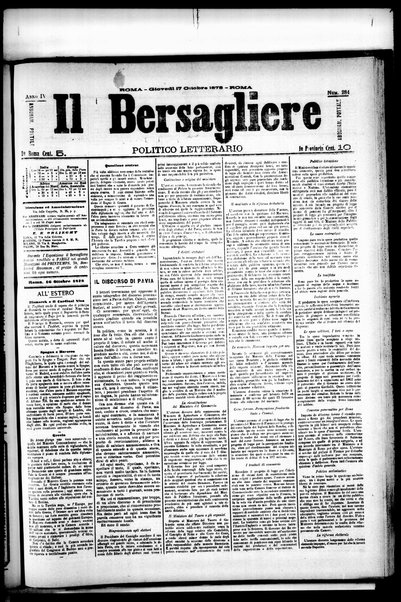 Il bersagliere
