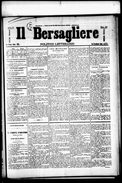 Il bersagliere