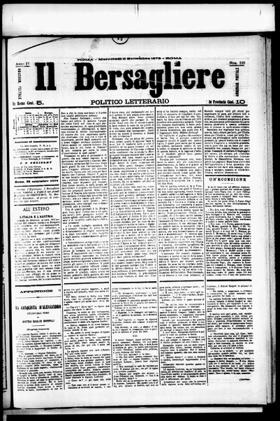 Il bersagliere