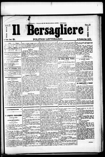 Il bersagliere