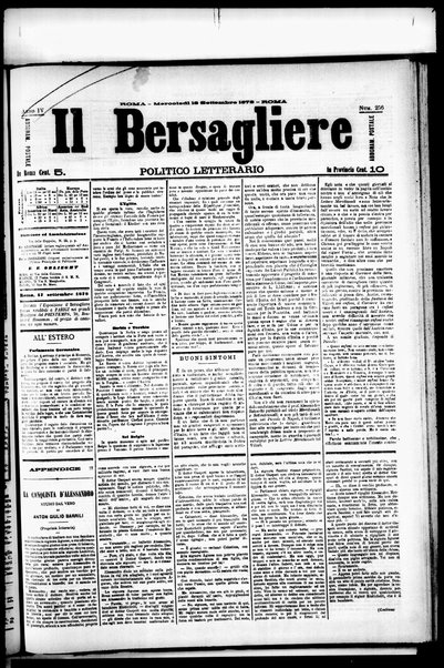 Il bersagliere