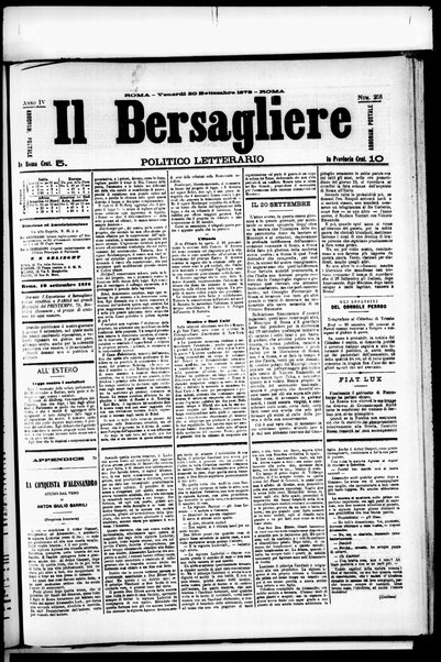 Il bersagliere