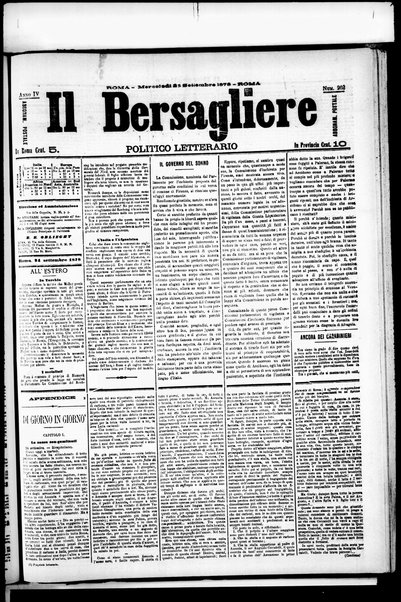 Il bersagliere