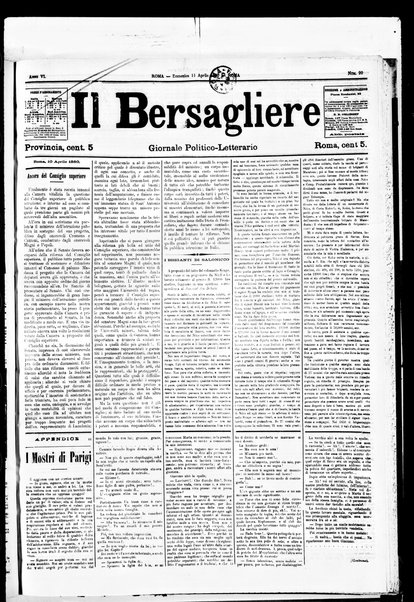 Il bersagliere