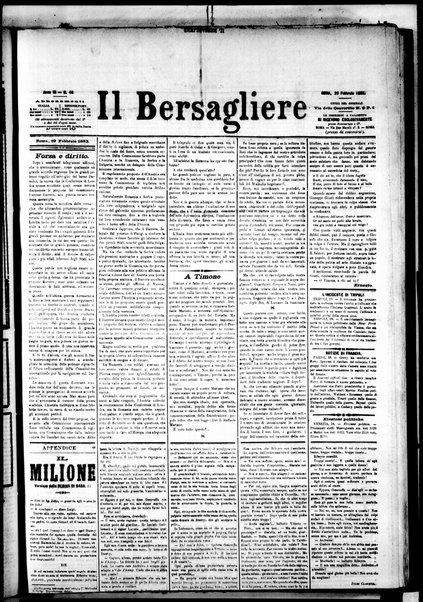 Il bersagliere