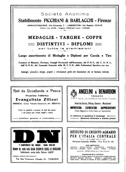 Venatoria ufficiale della Federazione nazionale fascista cacciatori italiani, delle Commissioni venatorie prov. e delle Associazioni prov. cacciatori