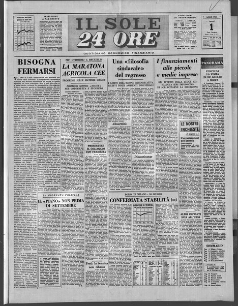 Il sole-24 ore : quotidiano politico economico finanziario / fondato nel 1865