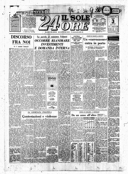 Il sole-24 ore : quotidiano politico economico finanziario / fondato nel 1865